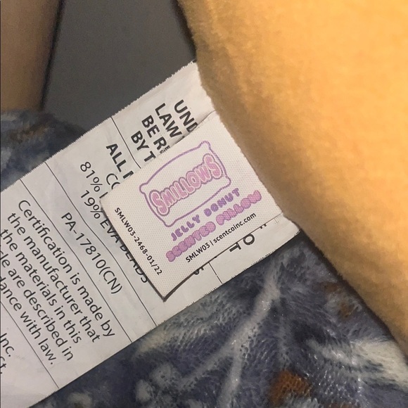 Cute Purple Jelly Donut Plush Pillow Smillow - Picture 3 of 7